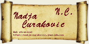 Nadja Curaković vizit kartica
